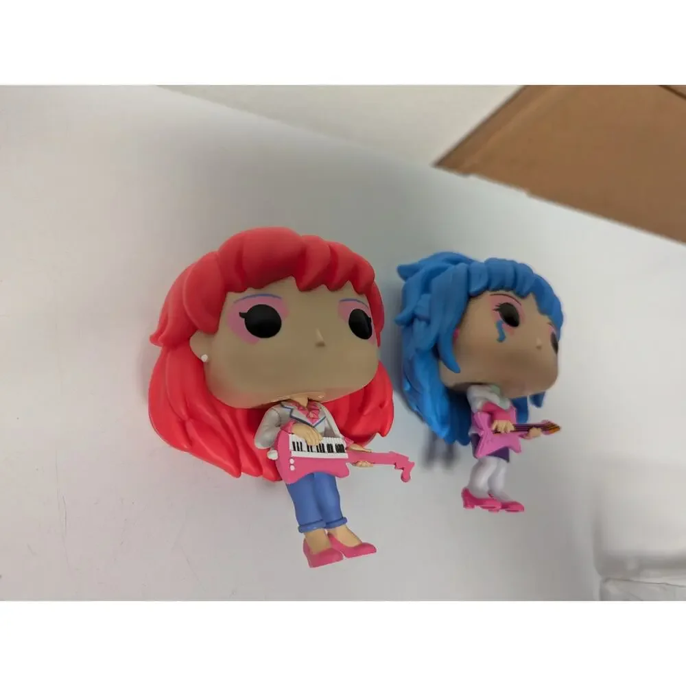 Funko Pop Jem and the Holograms Aja Leith 1787 Kimber Benton 1789 figures in box